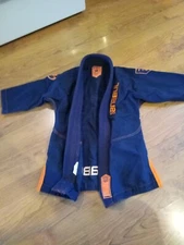 Sanabul jiu jitsu gi Youth Size KO blue & Orange  New top only