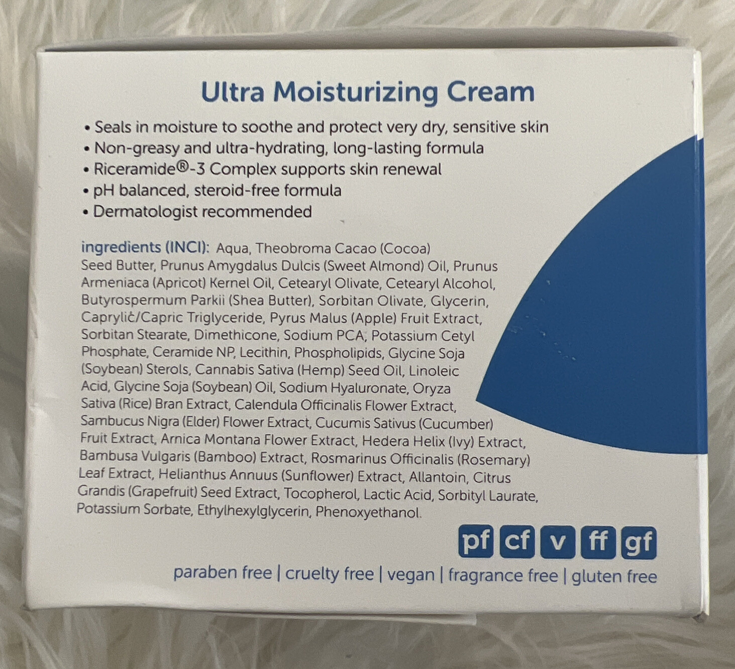 Ceramedx Ultra Moisturizing Cream Natural Ceramide Therapy 170g/6oz