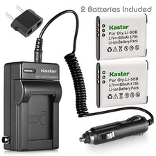 Li-50B Battery or Travel Charger for OLYMPUS VG-170 VG-190 VH-410 VH-5 VH-510