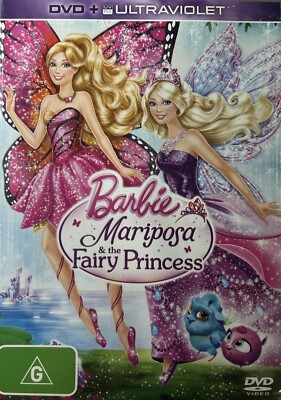 Kelly Sheridan Barbie Mariposa And The Fairy Princess 2013 DVD NEW