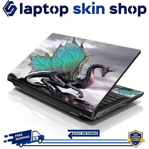 Laptop Skin Sticker Decal for 17" - 19" Apple Asus Dell HP Notebook Cover Dragon