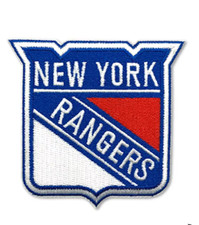 NEW YORK RANGERS - NHL - NATIONAL HOCKEY LEAGUE - Embroidered Iron-On Patch