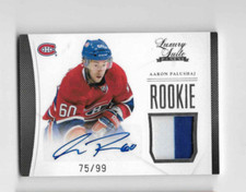 2011-12 Luxury Suite #68 Aaron Palushaj 75/99 JSY AU RC Montreal Canadiens