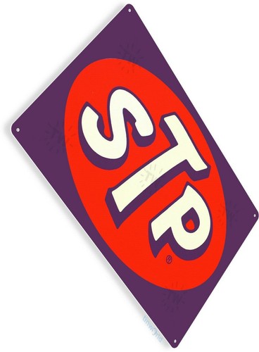 STP Motor Oil Logo Tankstelle Garage Retro Vintage Wanddeko großes Blechschild - Bild 2 von 4