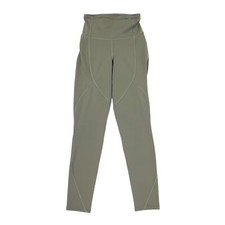 Lululemon To The Beat Tight 24" Grey Sage Women's Size 2 Yoga Athleisure Workout