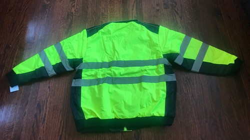 AW Direct Class 3 High Visibility Work Jacket Fleece Insulated 2XL NWT - Picture 7 of 8