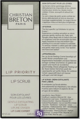 Christian BRETON | Lippenpriorität | LIPPENPEELING | Peeling Lipline Radierer 15ml