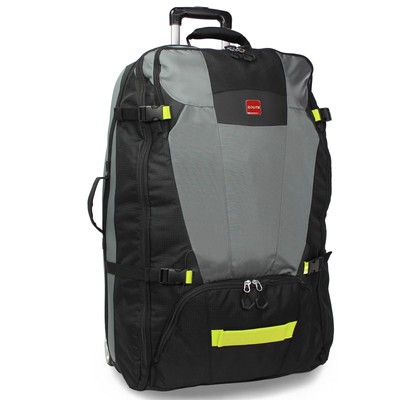 World Traveler Rolite Alpine Upright Style 30-Inch Rolling Duffel Bag - Grey
