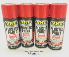 VHT SP821-4 PACK GLOSS RED High Temperature Plastic Paint - 11 oz Aerosol