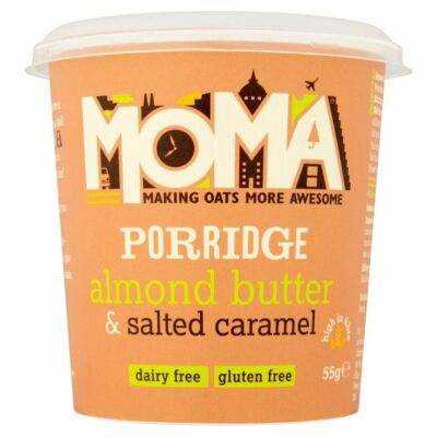 MOMA Dairy Free Almond Butter & Salted Caramel Porridge Pot - 55g (0.12 lbs)