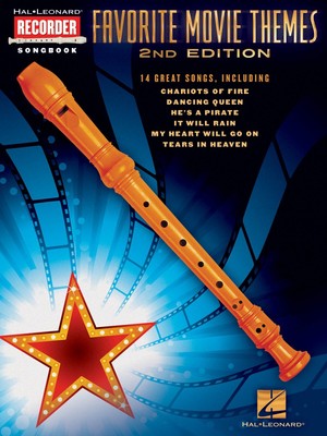 Favorite Movie Themes 2nd Edition for Recorder Sheet Music NEW 000841306
