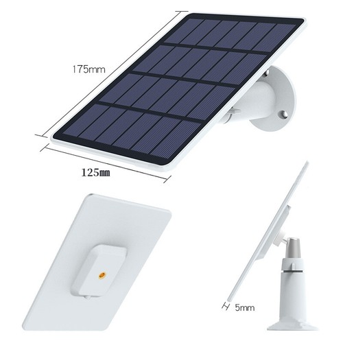 Waterproof Solar Panel Kit For Arlo Essential Spotlight Camera Doorbell Charger - Picture 6 of 15