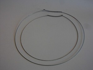 2x Spannringe DM. 31+37cm für Türmanschette Waschmaschine Exquisit WA7514.1