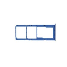 SIM microSD Card Tray Dual for Samsung Galaxy A71 Blue Replacement Phone Part