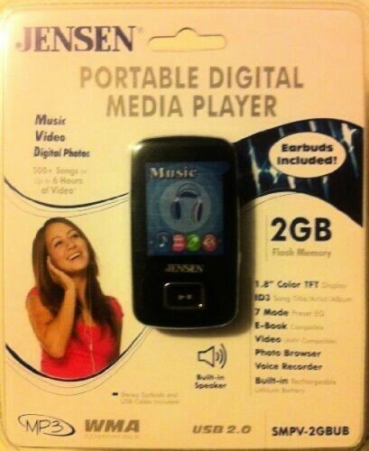 JENSEN PORTABLE DIGITAL MEDIA PLAYER (FC2001937) 77283939235| eBay