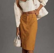 New women's S Petite Maeve x Anthropologie The Colette skirt in Bronze SP