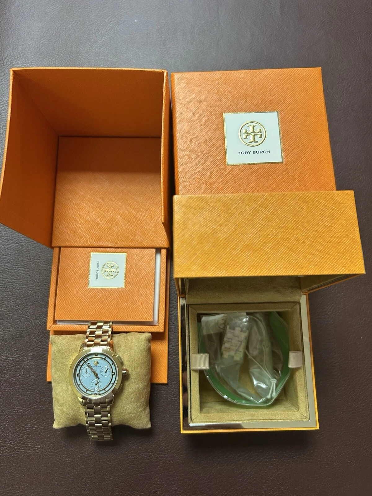 Orologio crono donna Tory Burch us inatola scatolale origina modello1