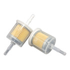 2 x Petrol Inline Fuel Filter Universal fit - LARGE Car Part Fit 6mm & 8mm Pipe