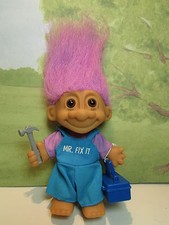 MR FIX IT / CARPENTER - 5" Russ Troll Doll - NEW IN ORIGINAL BAG