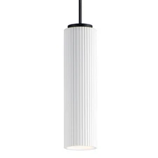 ET2 E25038-WT Pleat 3"W Mini Pendant - Black