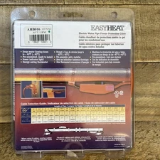 EASYHEAT AHB-016 COLD WEATHER VALVE AND PIPE HEATING CABLE 6 FT WINTER AHB016