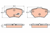 Bremsbelagsatz Scheibenbremse Cotec TRW GDB2036 FüR Opel CitroËN Peugeot C4 308