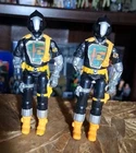 Cobra BAT V1 Vintage GI Joe 3.75" Figure Set 1986 Hasbrol Army Builder Lot of 2