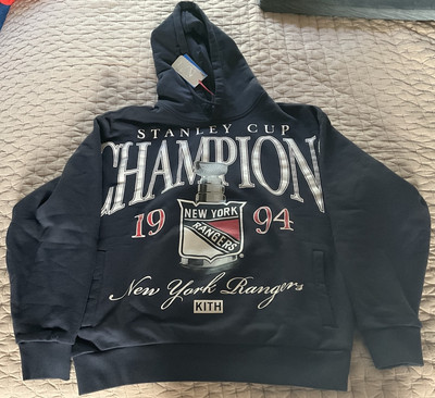 Kith for the New York Rangers Champions Nelson Hoodie Hooded Sweatshirt Size XS