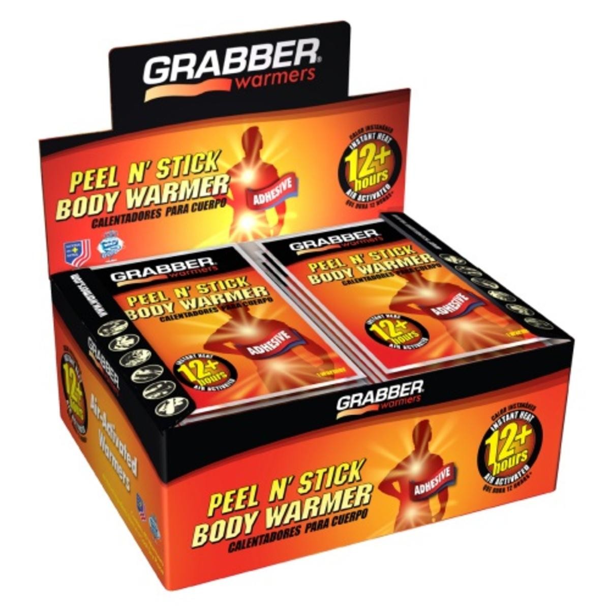 Grabber Peel N' Stick 12+ Hour Adhesive Body Warmer - 40 Pack