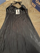 Elegant Moments Black Women’s Halter Gown 1x