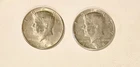 TWO 1968 40% SILVER HALF DOLLAR COINS