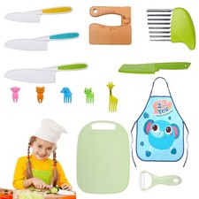 29 Pieces Kids Knife Set for Cooking and Safe Cutting Montessori Kitchen Tools