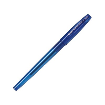 PILOT Super Grip G Oil-Based Ballpoint Pen, Cap Type, 1.6, Blue, 10 Pens