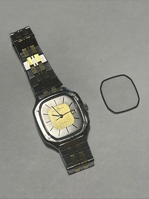 Baume & Mercier Geneve Quartz Ref 11100873 Ersatzteile Stahl und Gold Vintage