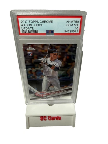 Aaron Judge 2017 Topps Chrome Update RC #HMT50 Yankees PSA 10 GEM MT