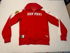 Ferrari Jacket Mens Medium Red Racing Track P...