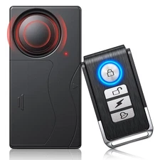 150dB Car Alarm System, Anti-Theft Vibration Alarm with 10 Levels Sensitivity...