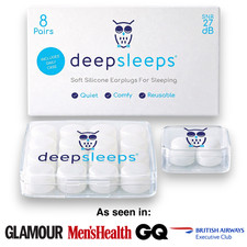 Ear Plugs Sleep Soft Silicone Noise Cancelling 8 Pairs Deep Sleep UK