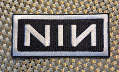NIN Nine Inch Nails (band) Embroidered Patch Iron-On Sew-On fast US shipping 