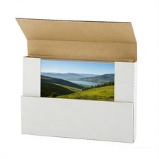 , 25 Pack 10.75x7.5x2 inch Easy-Fold Corrugated Mailer, Comic Book Box, Lette...
