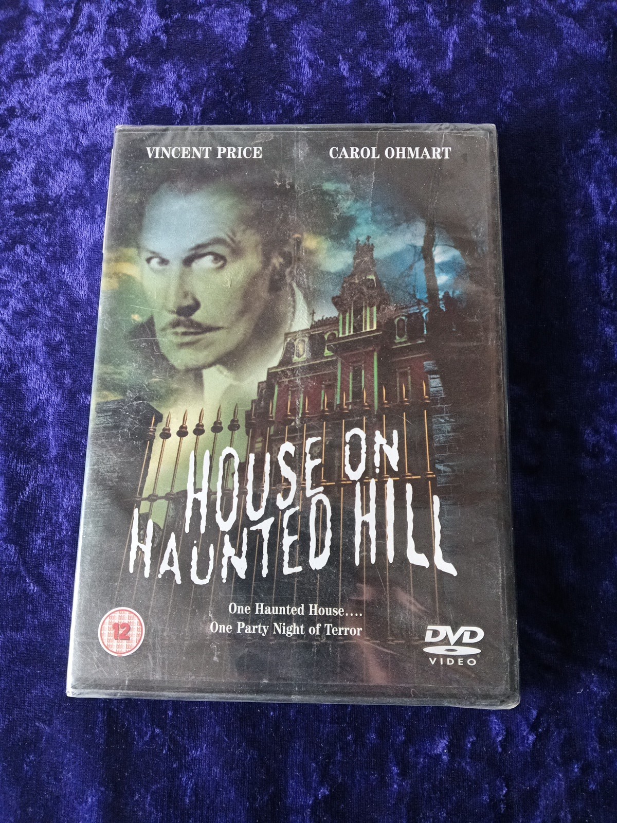 DVD HOUSE ON HAUNTED HILL VINCENT PRICE CAROL OHMART WILLAM CASTLE HORROR UK R2