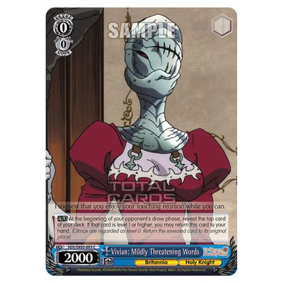 Weiss Schwarz The Seven Deadly Sins Vivian: Mildly Threatening Words (C) SDS/...