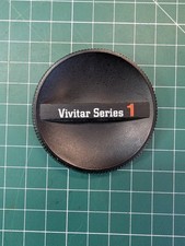 Vivitar Series 1 - 70mm - czarna plastikowa zakręcana przednia osłona obiektywu