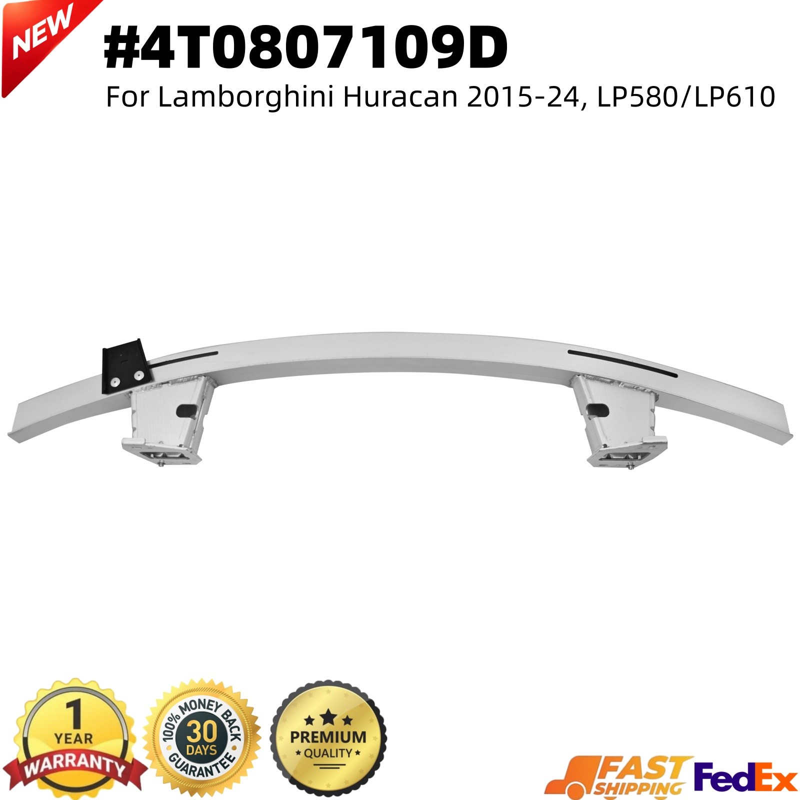 Lamborghini Huracan 2015-2024 Front Bumper guards Set P/N 4T0807109C