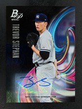 2018 Bowman Platinum #TOP-81 Trevor Stephan Top Prospects Autographs Yankees