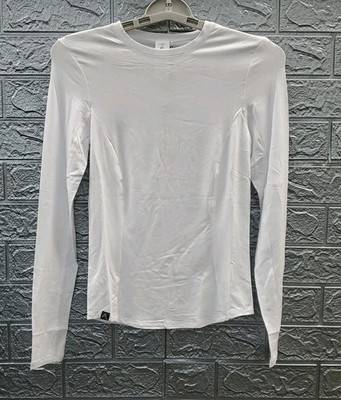 New ONER ACTIVE Mellow Soft Long Sleeve Breathable Top White Size Small