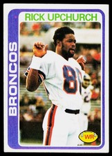 Rick Upchurch, 1978 Topps, #117, Denver Broncos,