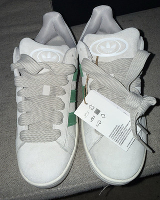 adidas Originals Campus 00s Grey One Green Off White Suede Low Top JI3167