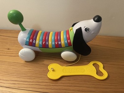 LeapFrog Alphapup Kinder Alphabet Lernhund - Musik Nachzieh Hundespielzeug - sehr guter Zustand