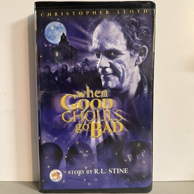 RL Stine's When Good Ghouls Go Bad (VHS Clamshell 2001) Christopher Lloyd Tested